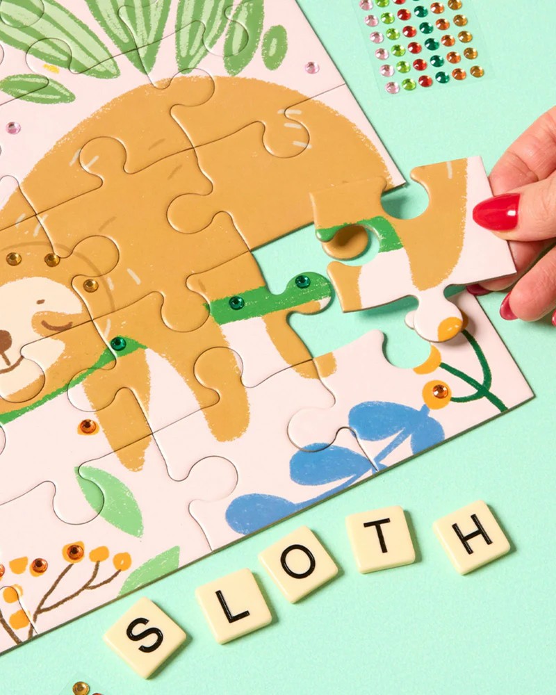 Sloth Puzzle & Sparkle