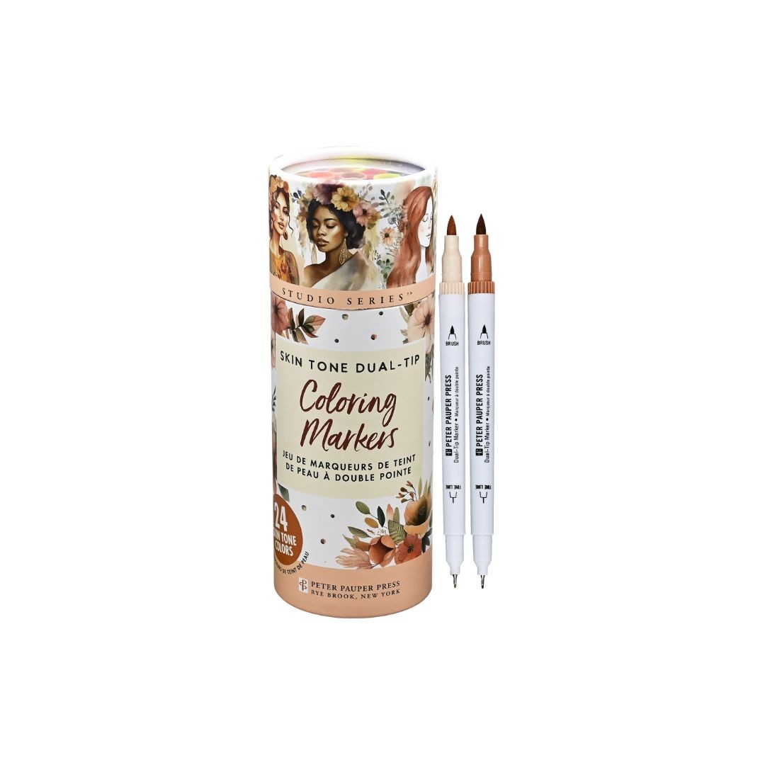 Dual Tip Colouring Markers - Skin Tone