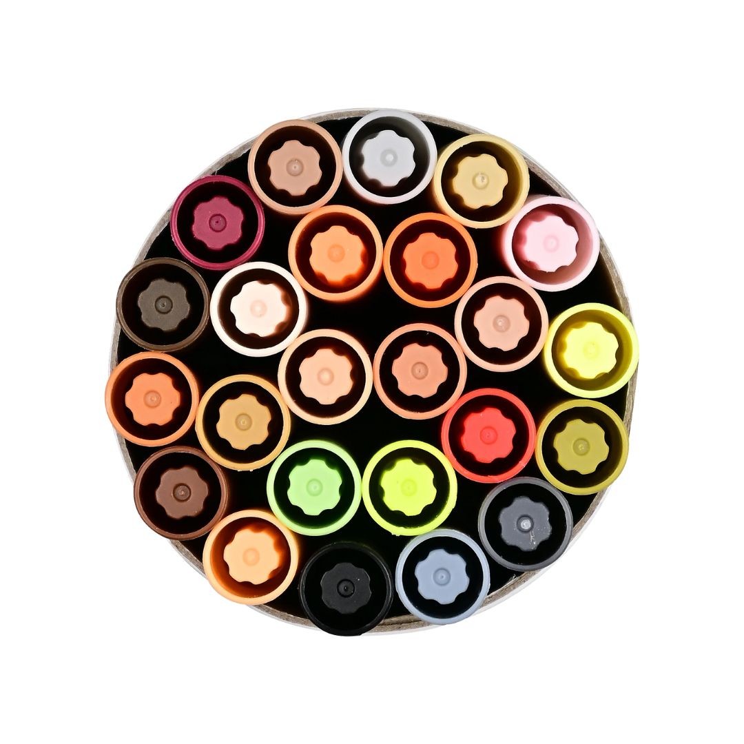 Dual Tip Colouring Markers - Skin Tone