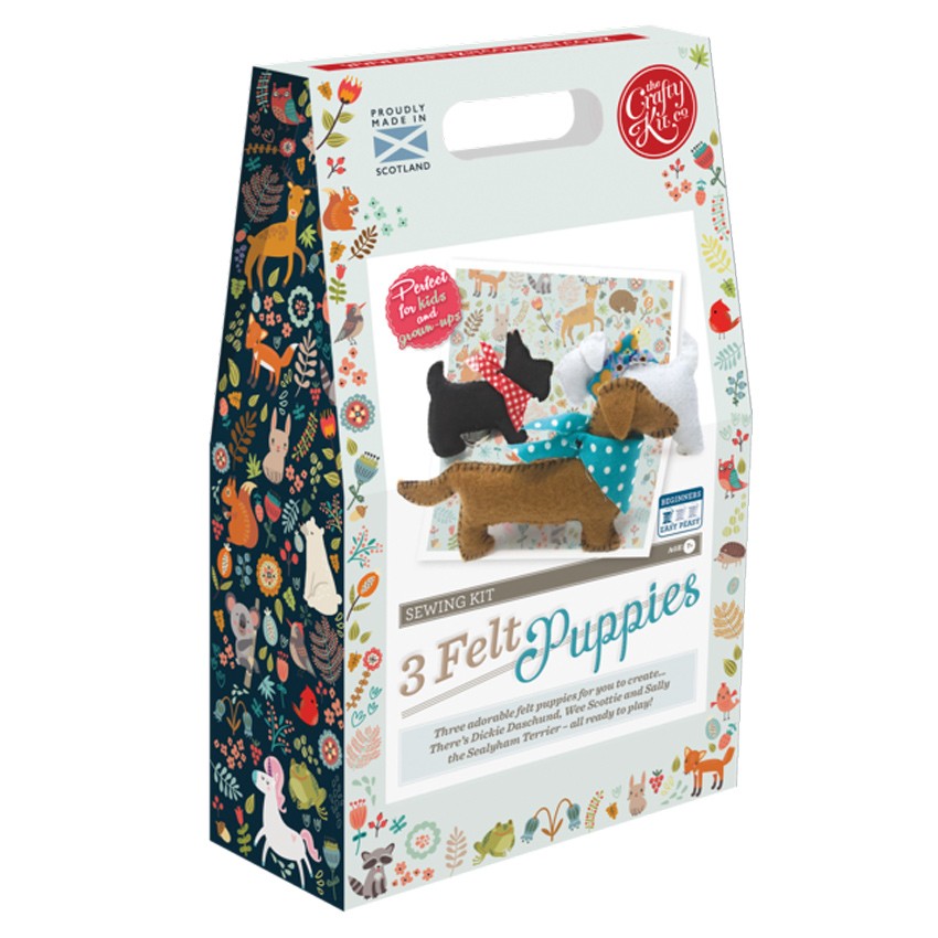 Felt Puppies Sewing Kit