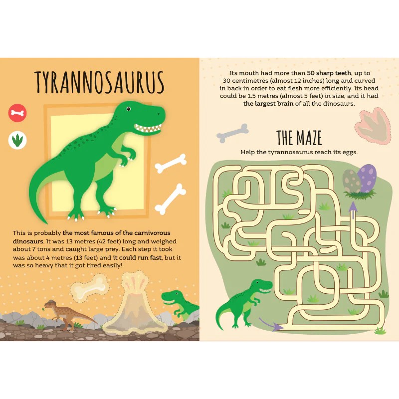 Stickers & Activities - Dinosaurs