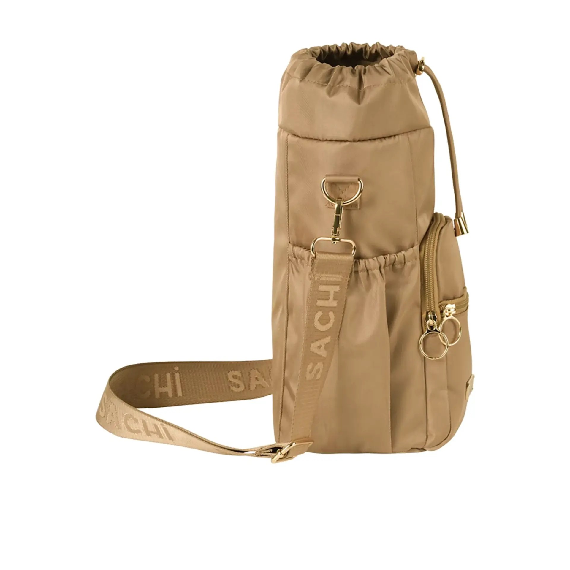 Sachi Crossbody Insulated Bottle Bag - Latte