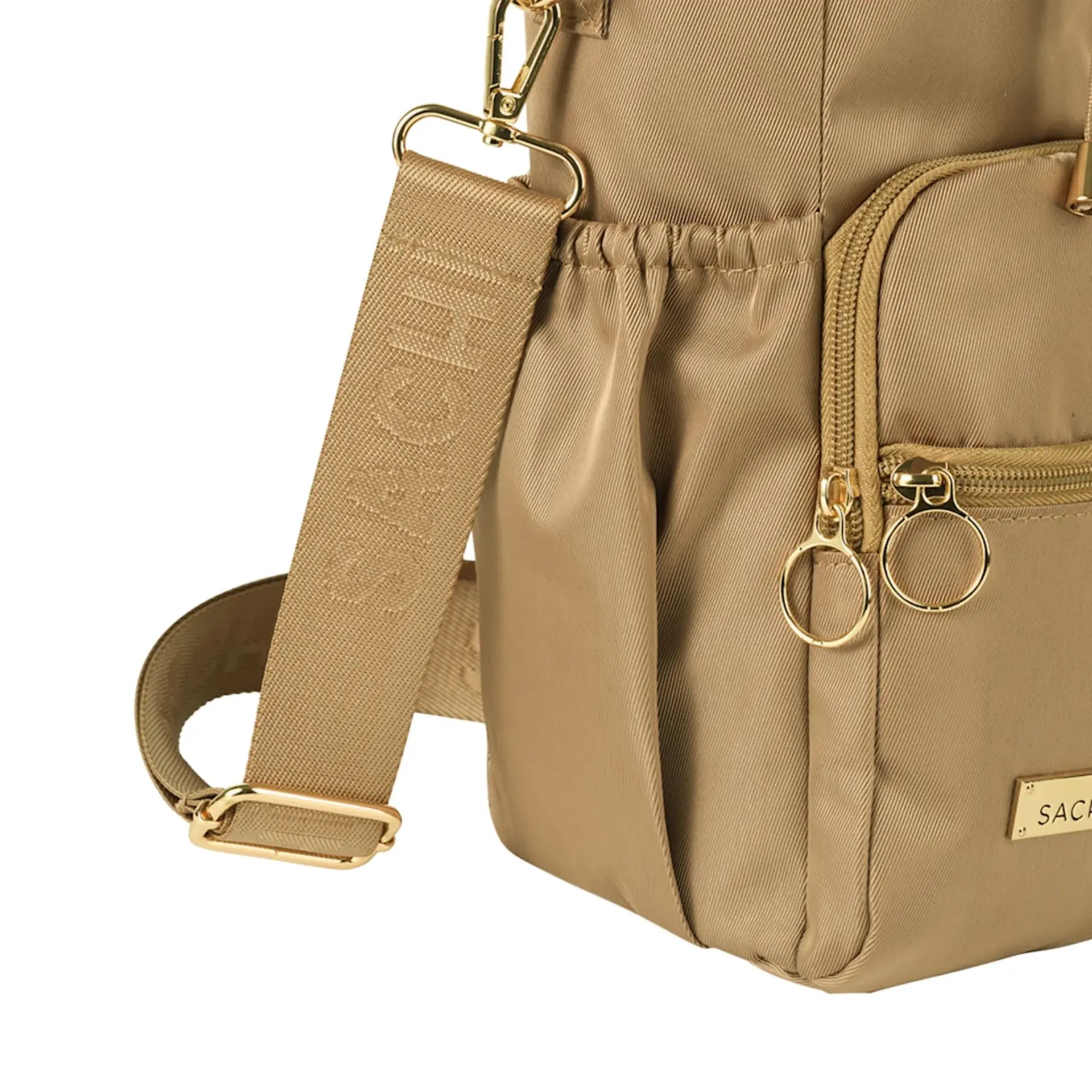 Sachi Crossbody Insulated Bottle Bag - Latte
