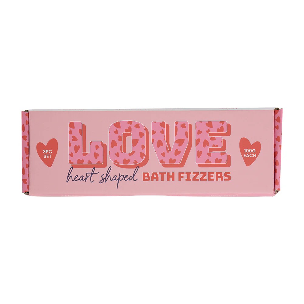 Bath Fizzers Love Heart Set