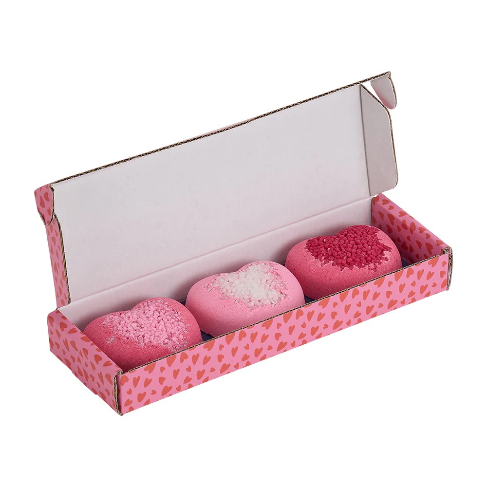 Bath Fizzers Love Heart Set