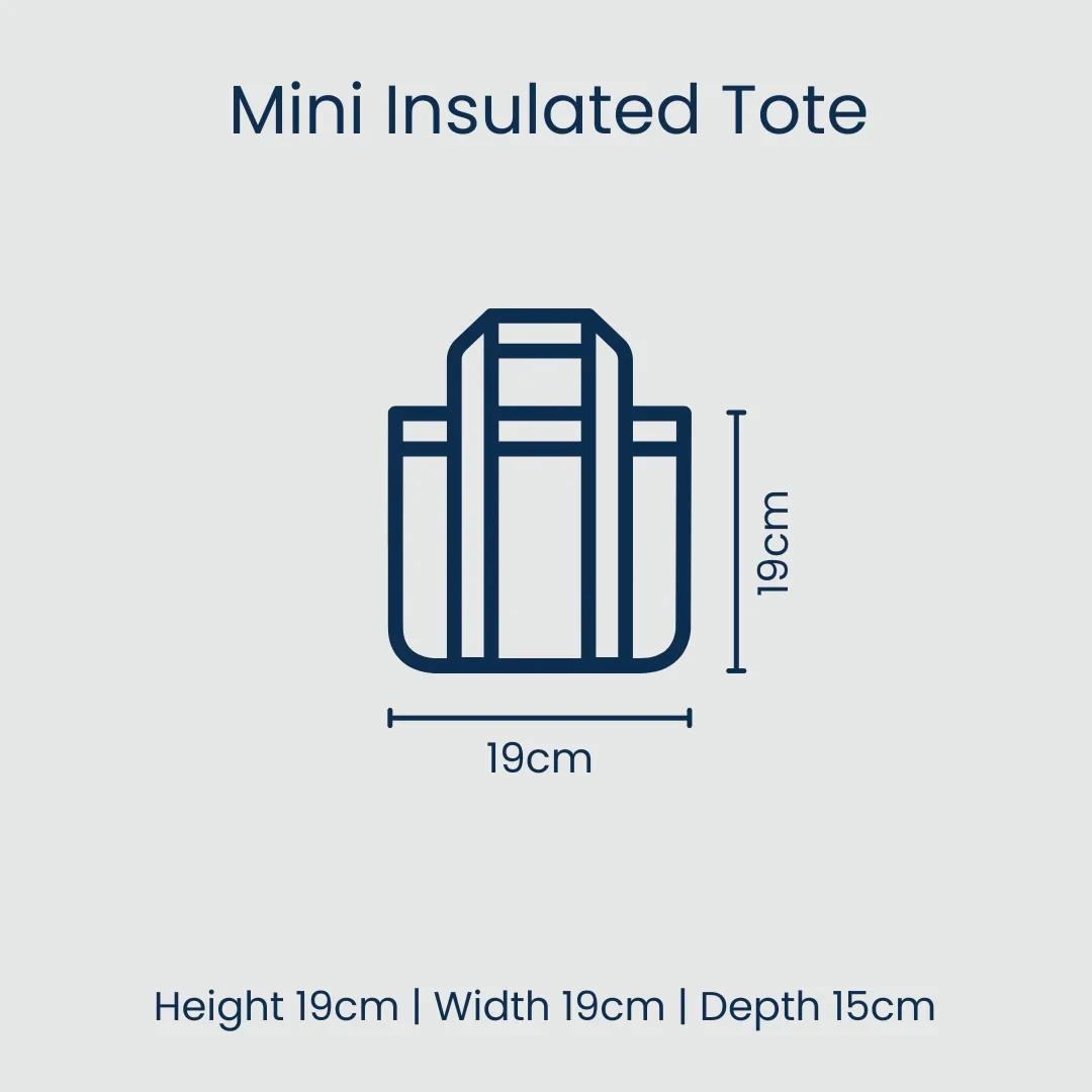 Mini Insulated Tote - Leopard
