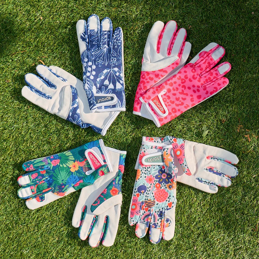 Sprout Garden Gloves - Navy Natives