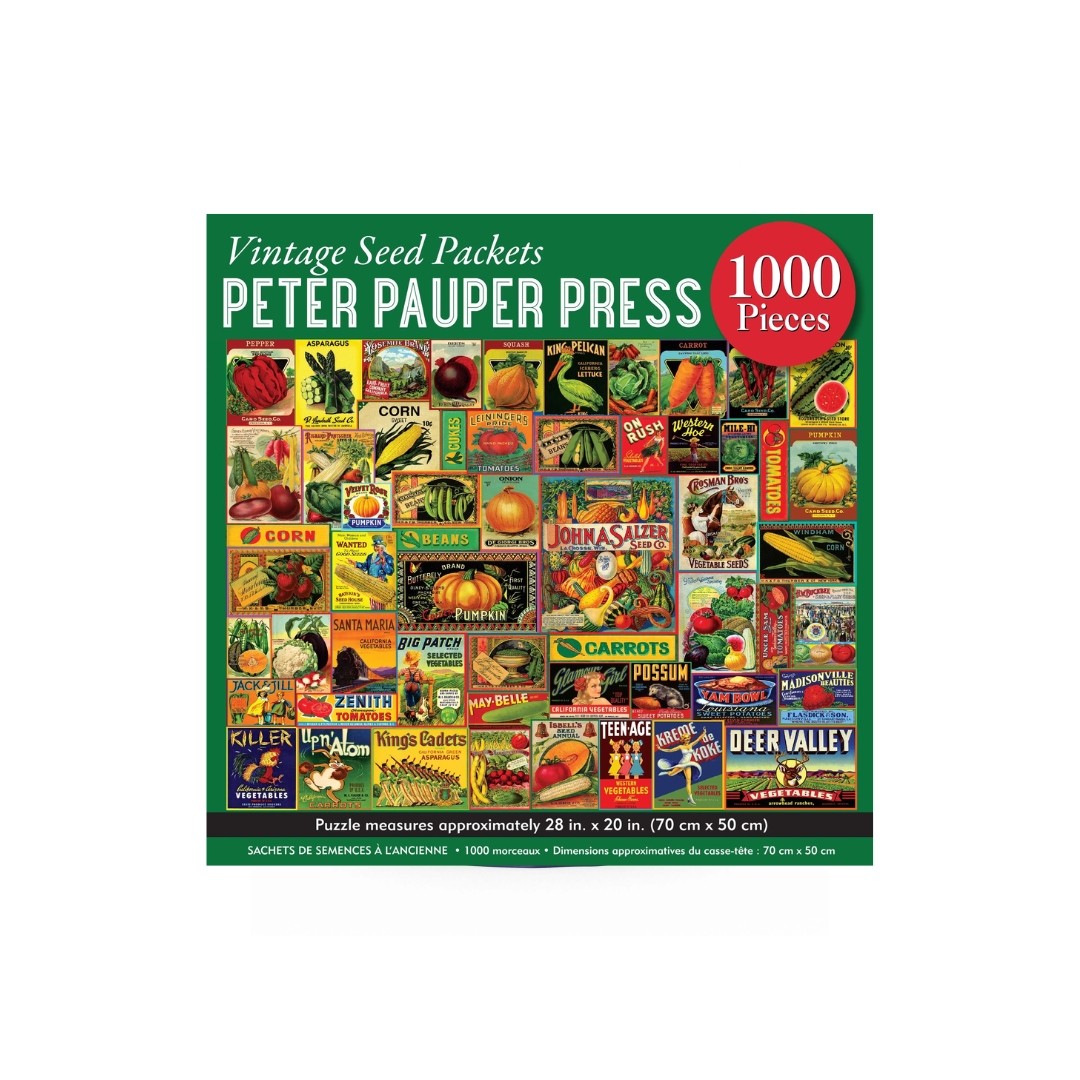 1000 Piece Puzzle - Seed Packets