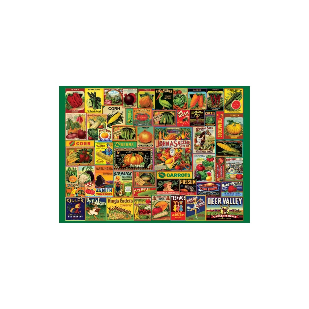 1000 Piece Puzzle - Seed Packets