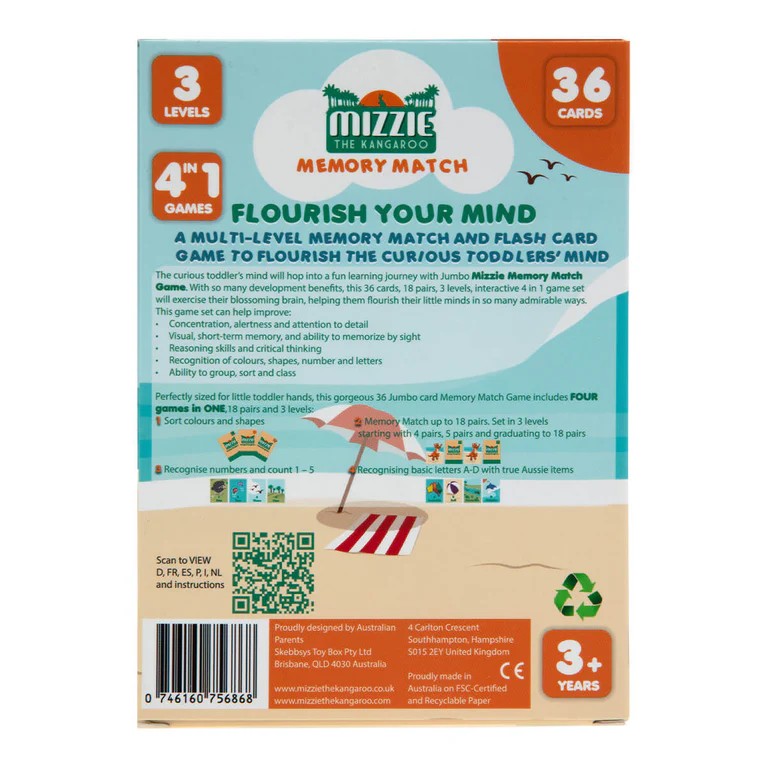 Mizzie Memory Flash Card Set
