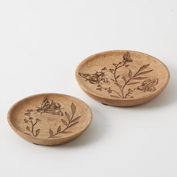 Botanical Buzz Trinket Dish Set of 2
