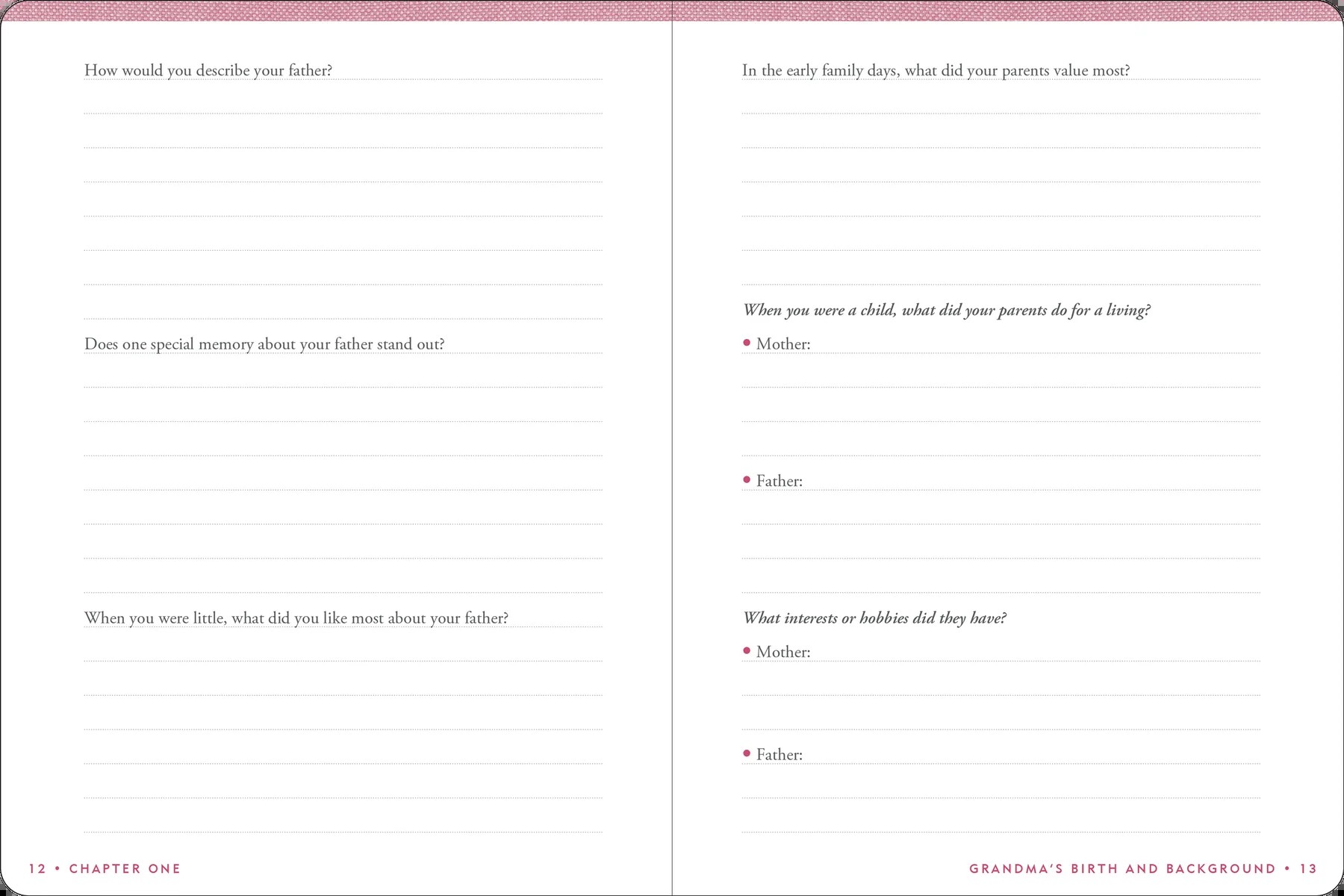 Grandma's Story Journal