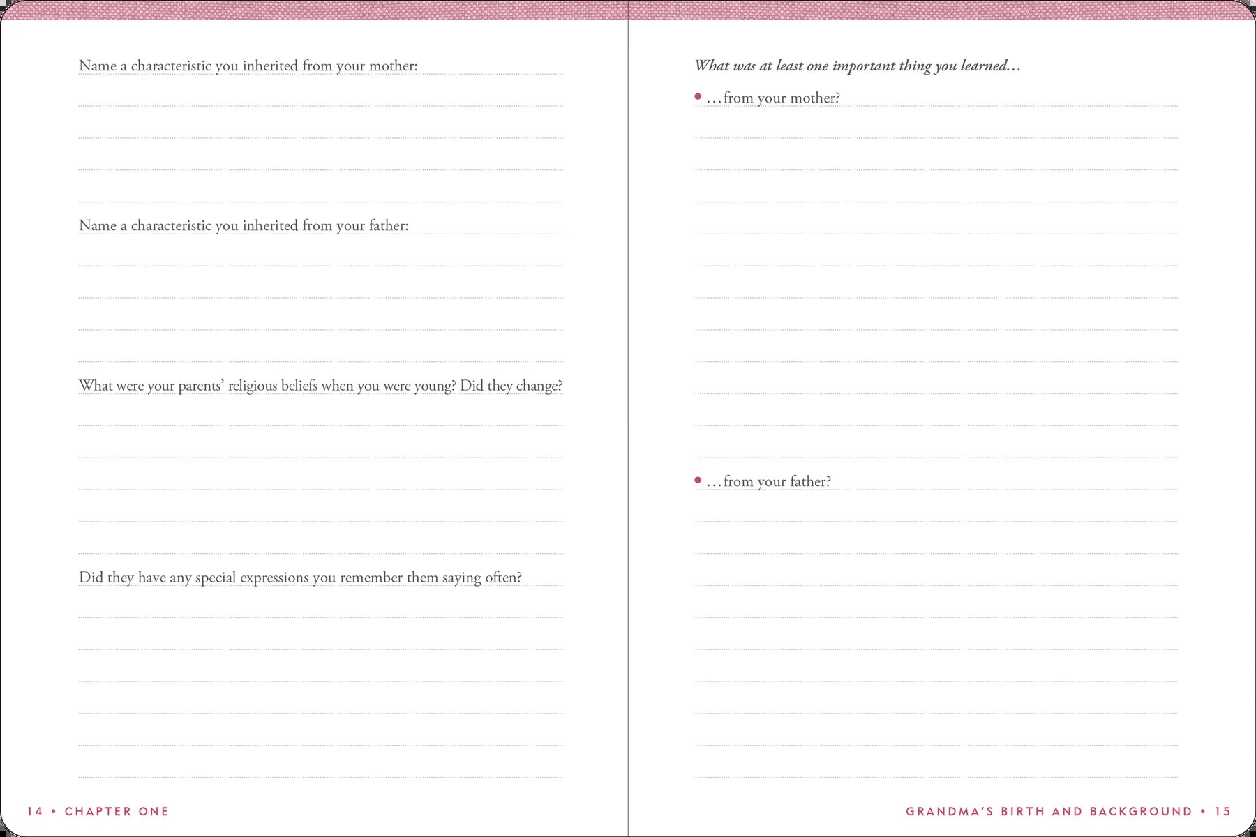 Grandma's Story Journal