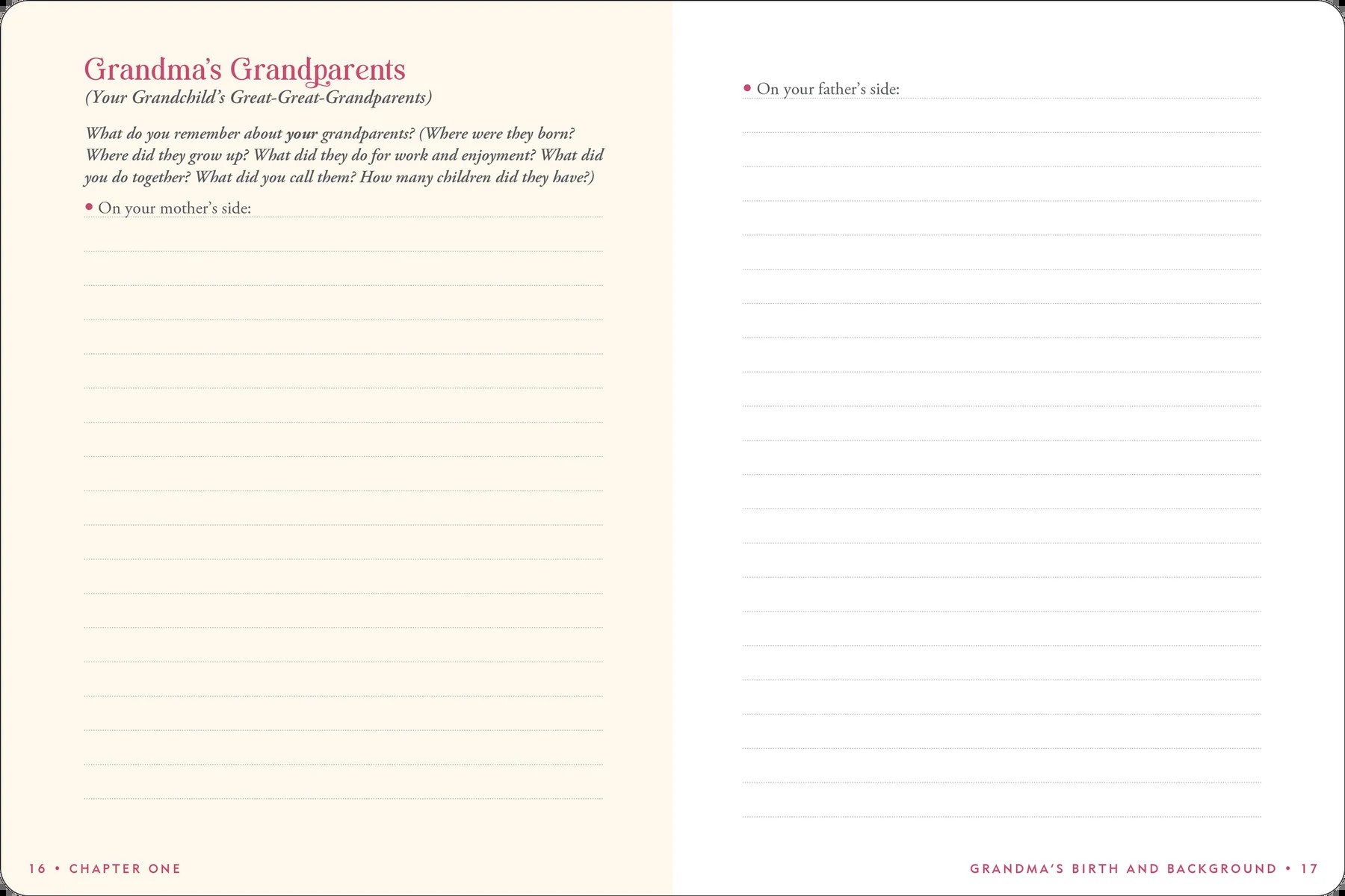 Grandma's Story Journal