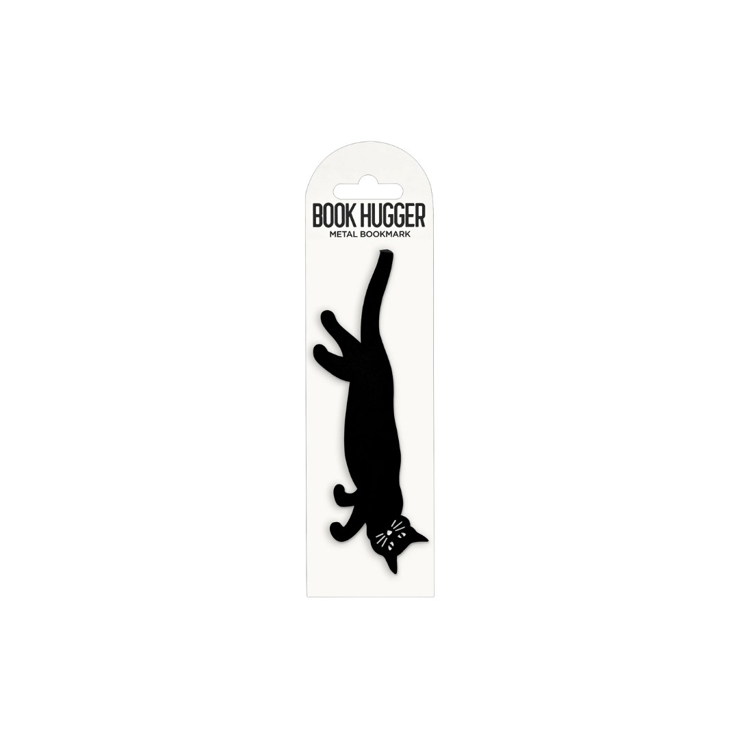 Book Hugger Metal Bookmark - Curious Cat