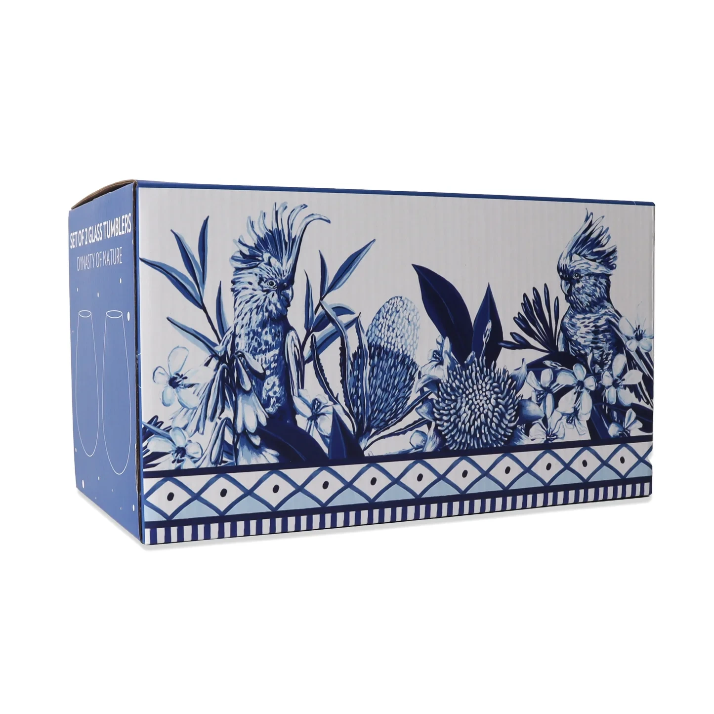 Set of 2 Glass Tumblers - Dynasty of Nature