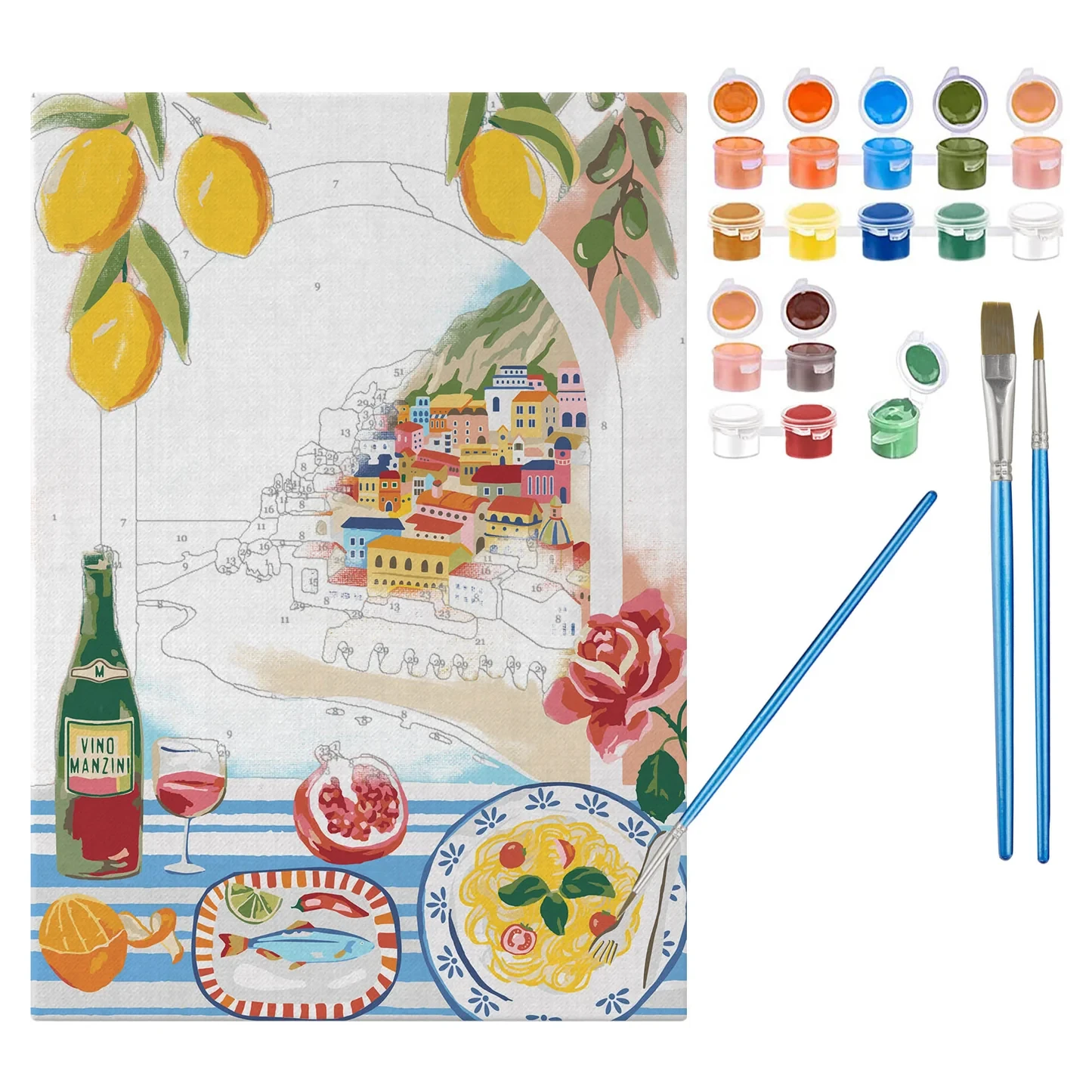 Paint by Numbers Kit - Italian Summer